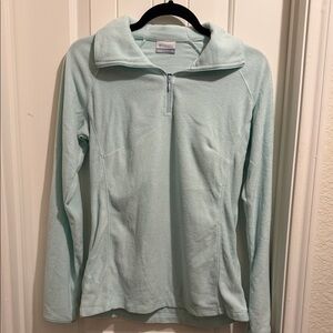 Columbia Women's Soft Aqua Quarter-Zip Fleece